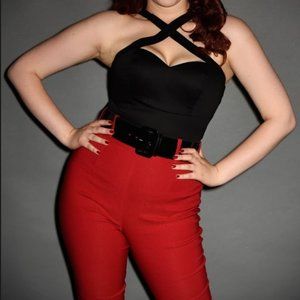 Voodoo Vixen top Black